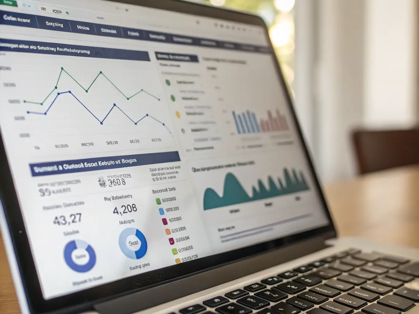 An image representing data-driven insights in mental health care, such as a graph showing positive outcomes from therapy sessions, emphasizing the evidence-based approach of the virtual care service.